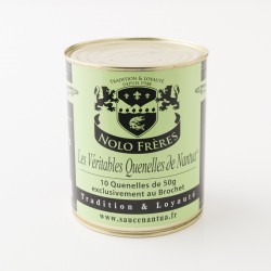 Quenelles de brochet de chez Nolo frères en boite de 10 quenelles de 50g