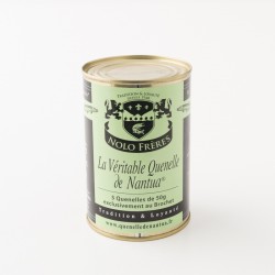 Quenelles de brochet de chez Nolo frères en boite de 5 quenelles de 50g