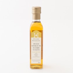 Huile de sésame toasté vierge en bouteille de 25 cl par l'Huilerie Beaujolaise