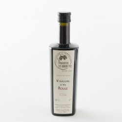 Vinaigre de vin rouge gastronomique en bouteille de 0.5l