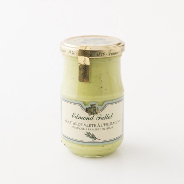 Moutarde verte à l'estragon Edmont Fallot en pot de 210g