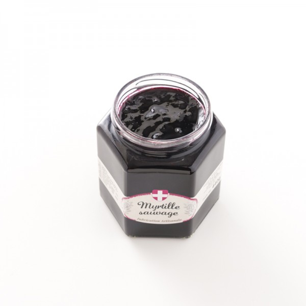 Confiture traditionnelle de myrtille sauvage Savoa détail