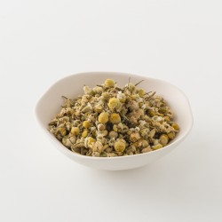 Camomille pour tisane de chez Alveus détail des feuilles