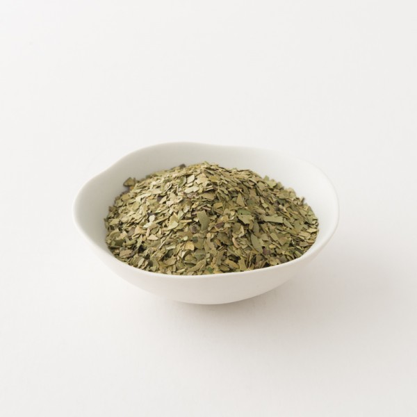 Maté bio de chez Alveus  zoom sur les feuilles