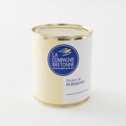 Soupe de poisson traditionnelle de la compagnie bretonne boite de 808 g