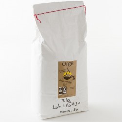 Café d'orgé bio mouture expresso en sac de 3 kg