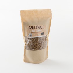 malt torréfié en grains bio grillomalt en paquet de 400 g