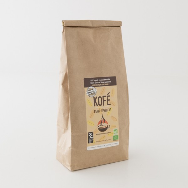 Café de petit épeautre Kofé moulu bio en sac 3 kg