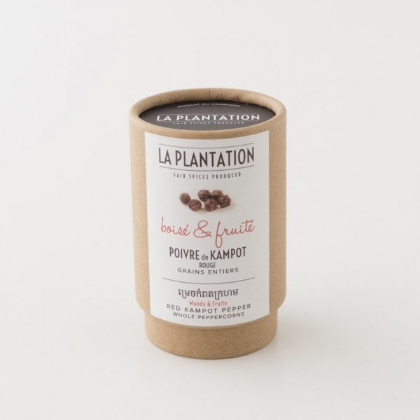 Poivre rouge de Kampot IGP en tube de 50 g