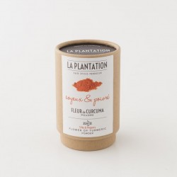 Fleur de Curcuma en poudre La Plantation en tube de 50 g