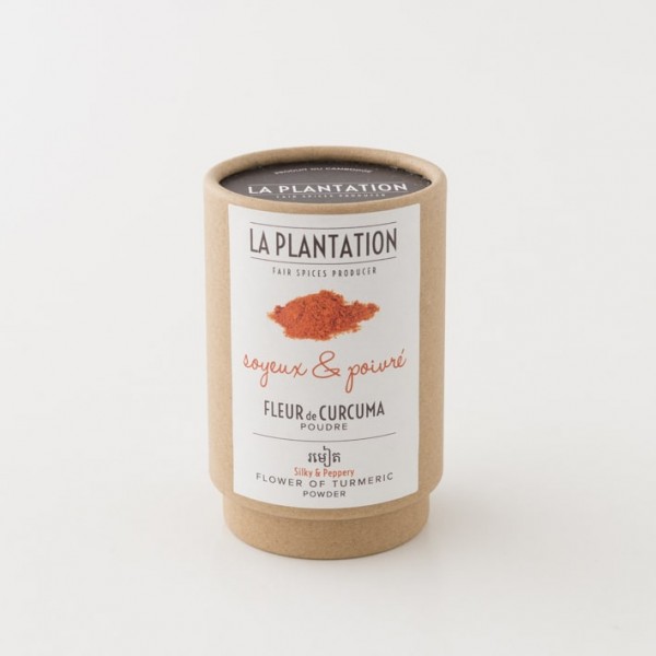 Fleur de Curcuma en poudre La Plantation en tube de 50 g