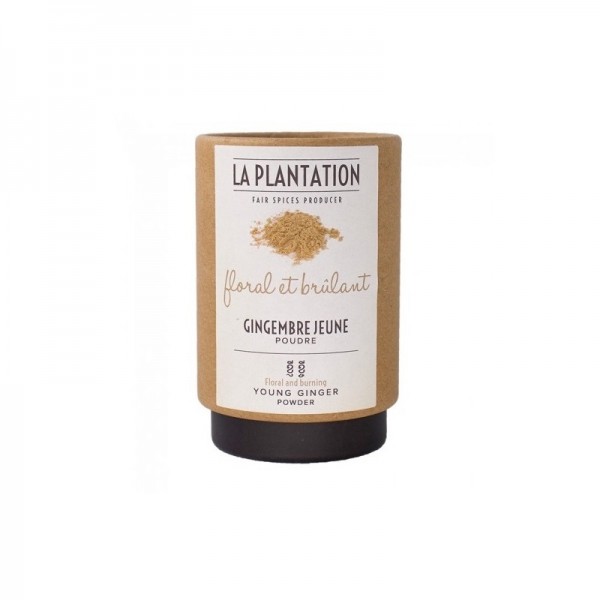 Gingembre jeune en poudre de la Plantation en tube de 50 g