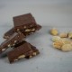 Chocolat bio au lait cacahuètes caramel fleur de sel de chez Grain de Sail détail