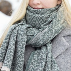 Echarpes et gants en laine