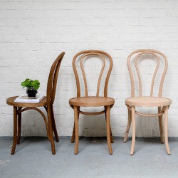 Thonet Set de 4 patins de feutre pour chaise en bois courbé