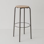 tabouret de bar ou cuisine américaine en bois et métal