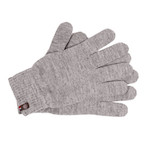 gant en laine gris