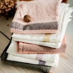 pile de torchons en lin