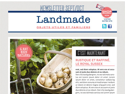 Newsletter Landmade