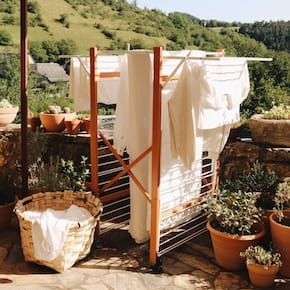 etendoir sur terrasse par Mélanie Charles